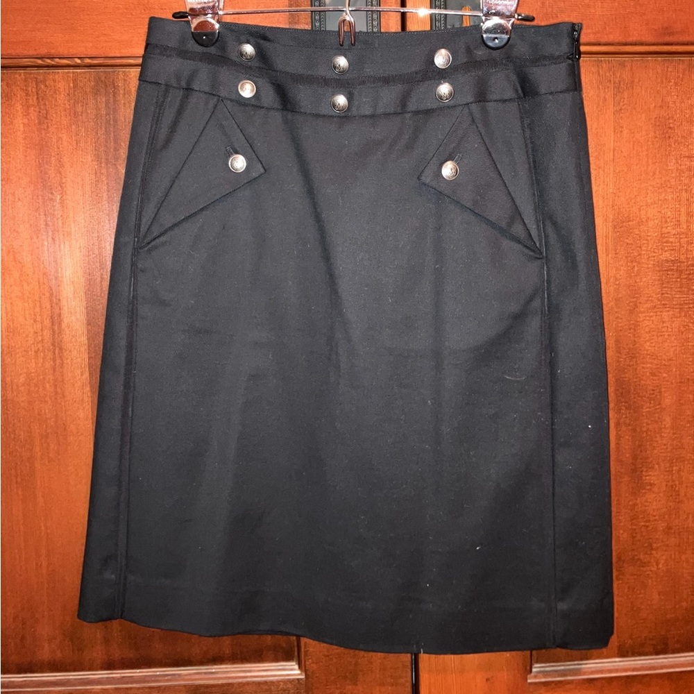 Club Monaco Black Sailor Aline Skirt